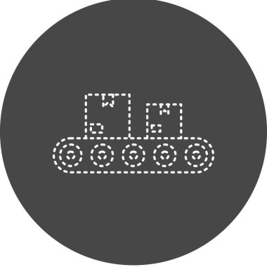 Taşıyıcı Vektör Kabartma Simgesi Tasarımı 