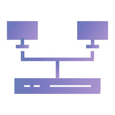 şebeke. Web simgesi basit illüstrasyon