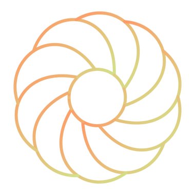 Çiçek ikonu. Web tasarımı için çiçek vektör çizimi karikatürü