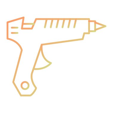 Bir silah simgesinin vektör illüstrasyonu