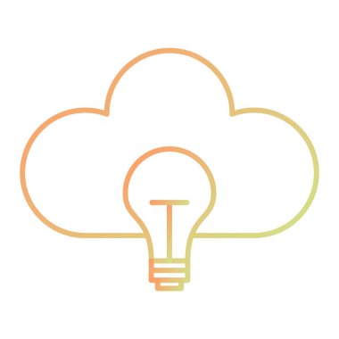 Bulut hesaplama, vektör illüstrasyonu