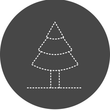 Pine Tree icon, vector illustration simple design