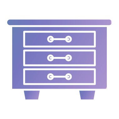 drawers vector icon modern simple illustration