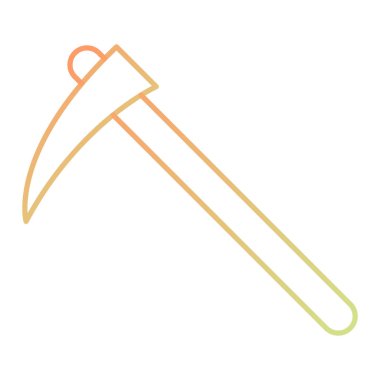 Balta simgesi. Vektör illüstrasyonu