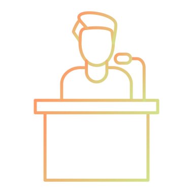 conference room icon vector illustration