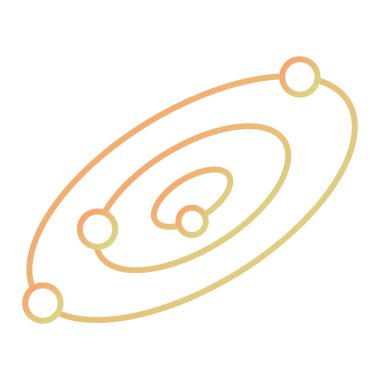 space icon in black style isolated on white background. astrological symbol vector illustration.