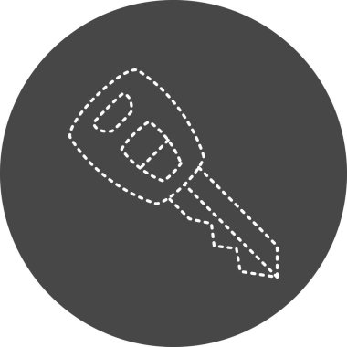 Car Key. web icon simple design