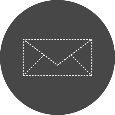 envelope icon flat. simple illustration