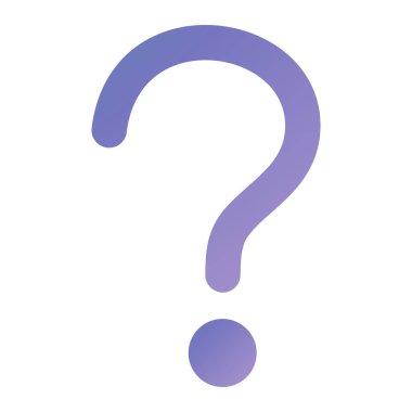 question mark icon. flat illustration of faq symbol vector icons for web