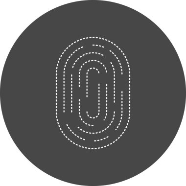 vector illustration of Finger Print icon