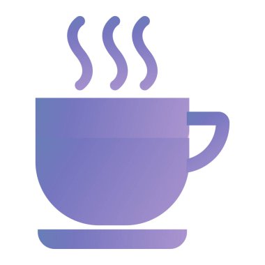 hot drink vector glyph flat icon