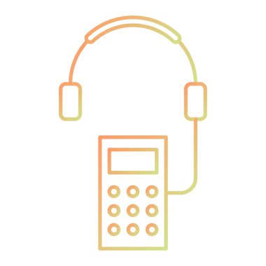 Çizgi film simgesinin vektör çizimi