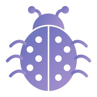 şirin böcek böceği simgesi vektör çizimi tasarımı