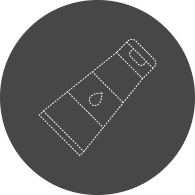 Yüz Köpüğü simgesinin vektör illüstrasyonu