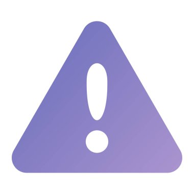 exclamation mark icon. simple illustration of alert warning symbol vector icons for web design isolated on white background