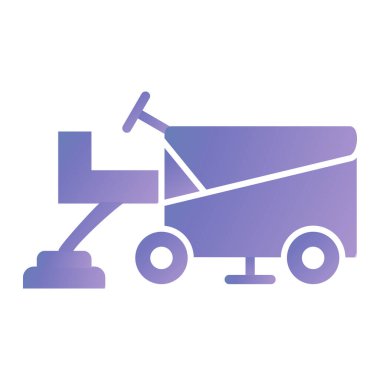 el arabası simgesi vektör illüstrasyonu