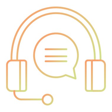 Web ve mobil için sohbet vektörü düzenlenebilir çizgi simgeleri