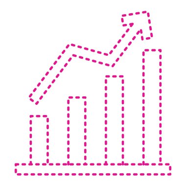 grafik ikonu vektör illüstrasyonu
