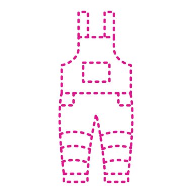 giysi simgesi vektör illüstrasyonu