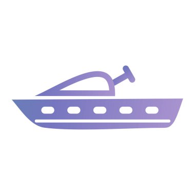 tekne ikonu vektör illüstrasyonu