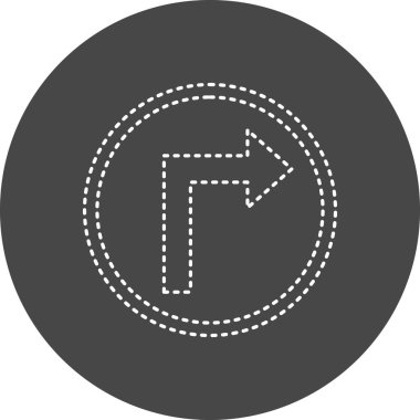 ok simgesinin vektör illüstrasyonu