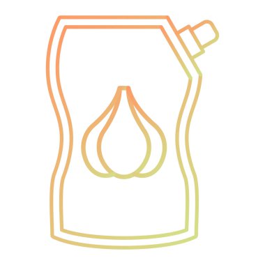 oil barrel icon. outline illustration of water bottle vector icons for web