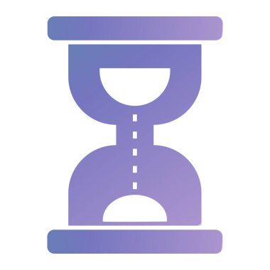 kum saati vektör simgesi modern basit tasarım