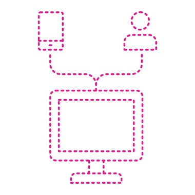 network technology icon vector illustration design