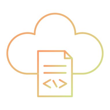 bulut hesaplama veri depolama ikonu vektör illüstrasyon tasarımı