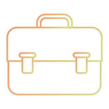 evrak çantası ikonu vektör illüstrasyonu