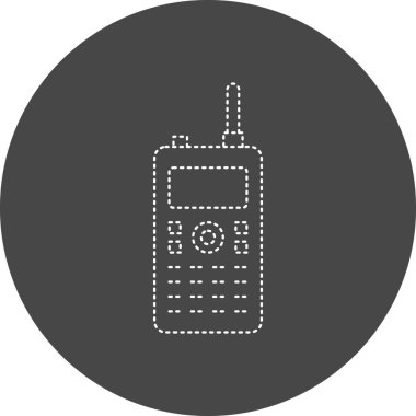 Walkie talkie simge vektör 