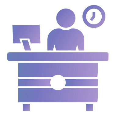 masa simgesi vektör illüstrasyonu