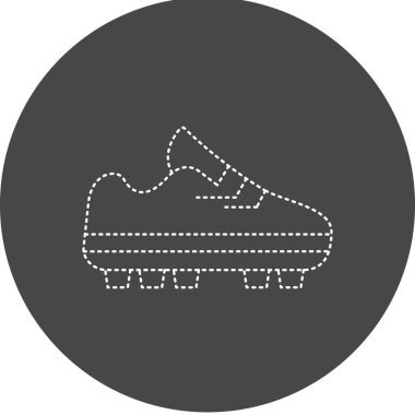 Soccer Boot Vector Glyph Icon Design 
