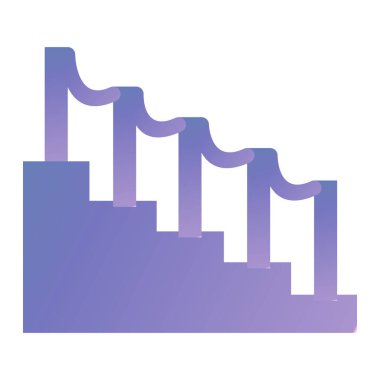 vector illustration of a purple and blue banner