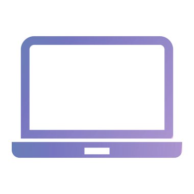 Bilgisayar. Web simgesi basit tasarım