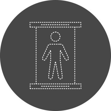 vector illustration of Body Scan icon