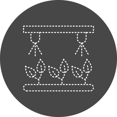 vector illustration of modern Irrigation System   icon