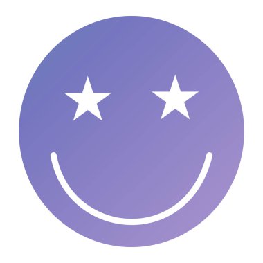 Mutlu yüz simgesi ikon vektör illüstrasyon tasarımı