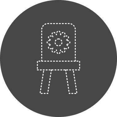 Toy Chair. web icon simple design