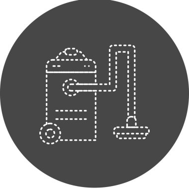 Vacuum Vector Glyph Icon Design 