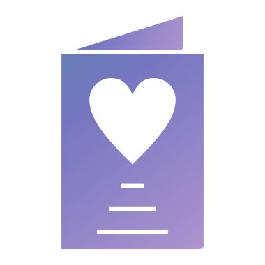 sevgi vektör düz simgesi