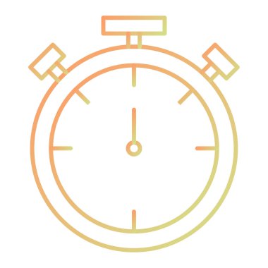Color stopwatch icon vector illustration