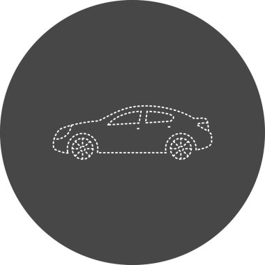 araba simgesi vektör illüstrasyonu