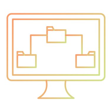 seo modern simgesinin vektör illüstrasyonu