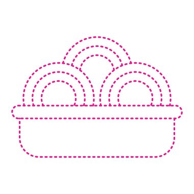 pastane simgesi vektör illüstrasyon tasarımı