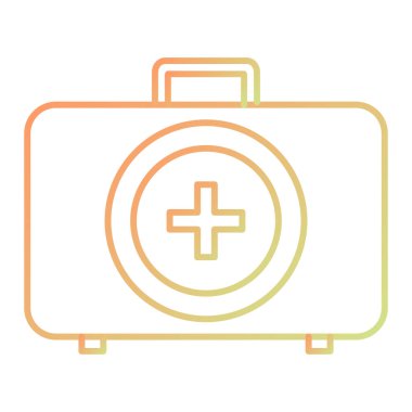 İlk yardım kiti vektör illüstrasyonu