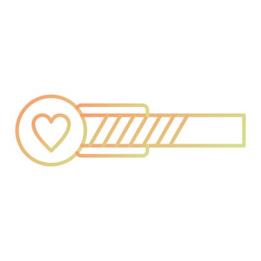 kalp atış hızı ikonu vektör çizimi tasarımı