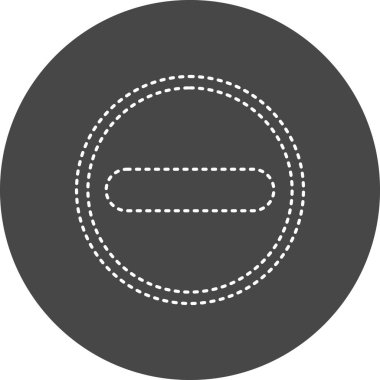 Simgeyi küçültme vektörü illüstrasyonu 