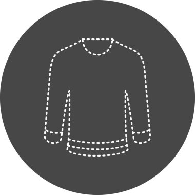 Gömlek. Web simgesi basit illüstrasyon