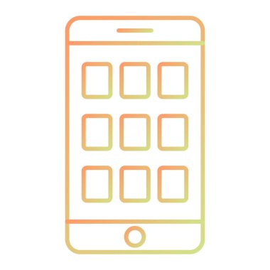 Cep telefonu. Basit resimleme